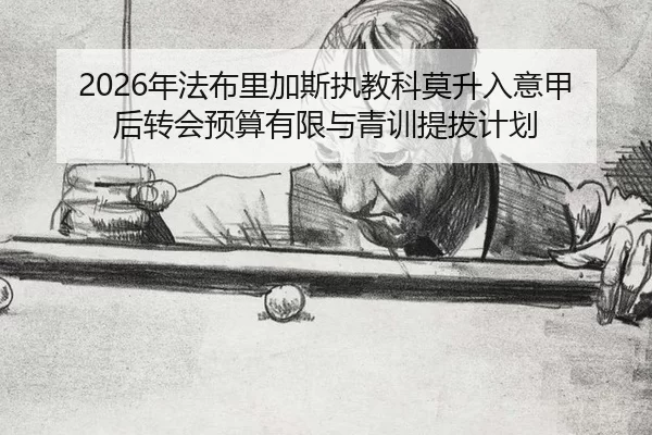 2026年法布里加斯执教科莫升入意甲后转会预算有限与青训提拔计划